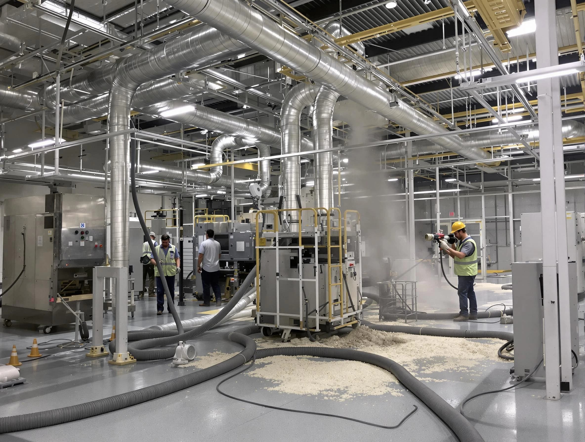 Heavy-duty industrial duct cleaning by Saugus Air Duct Cleaning in Saugus