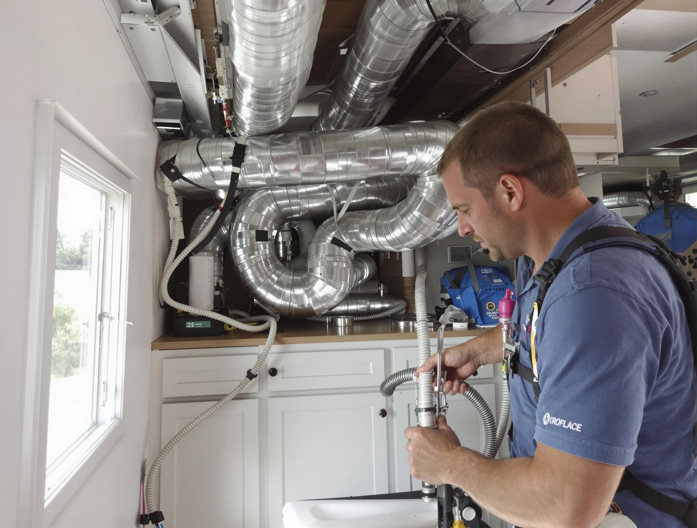 Mobile Home Air Duct Cleaning in Saugus