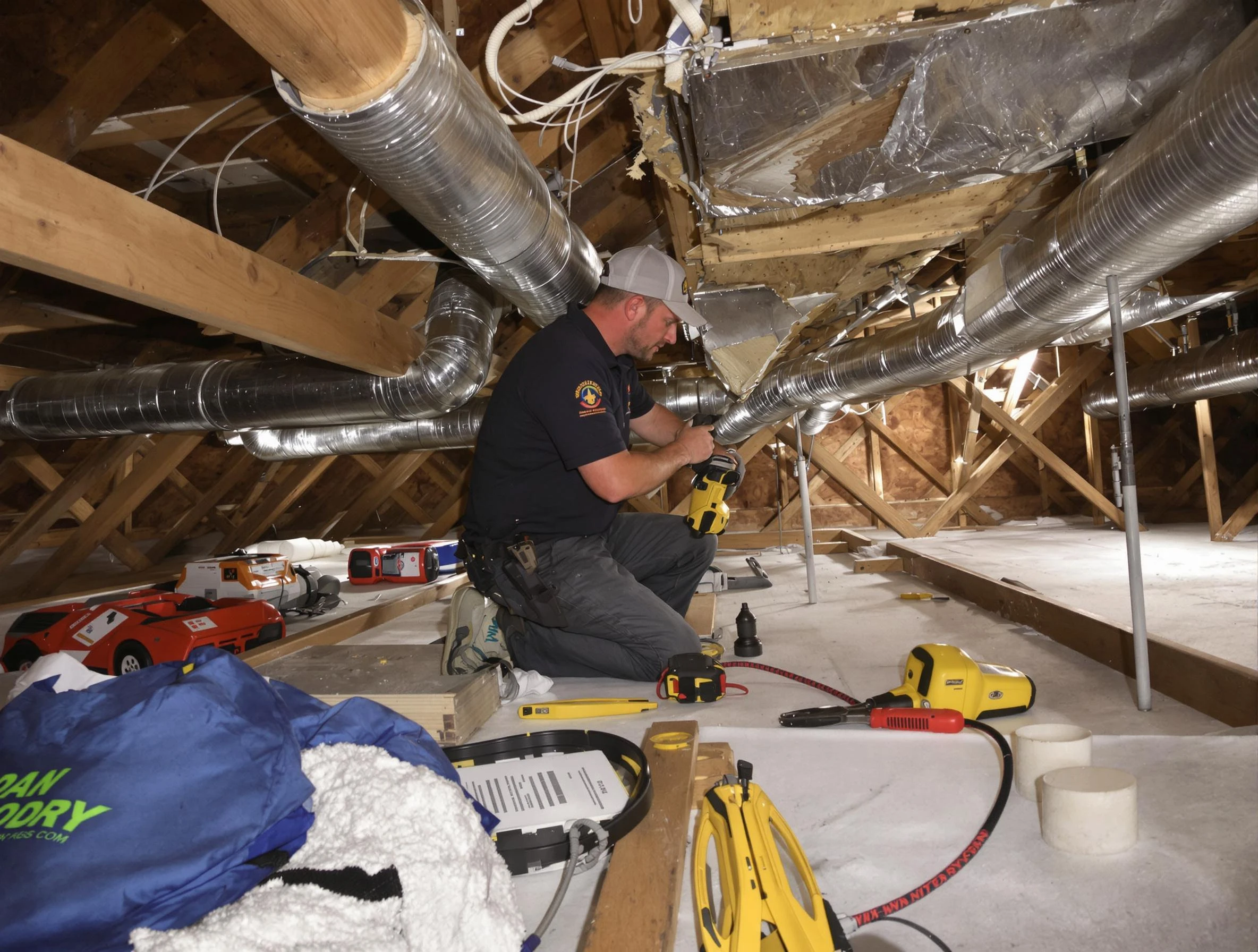 Professional air duct repair by Saugus Air Duct Cleaning in Saugus