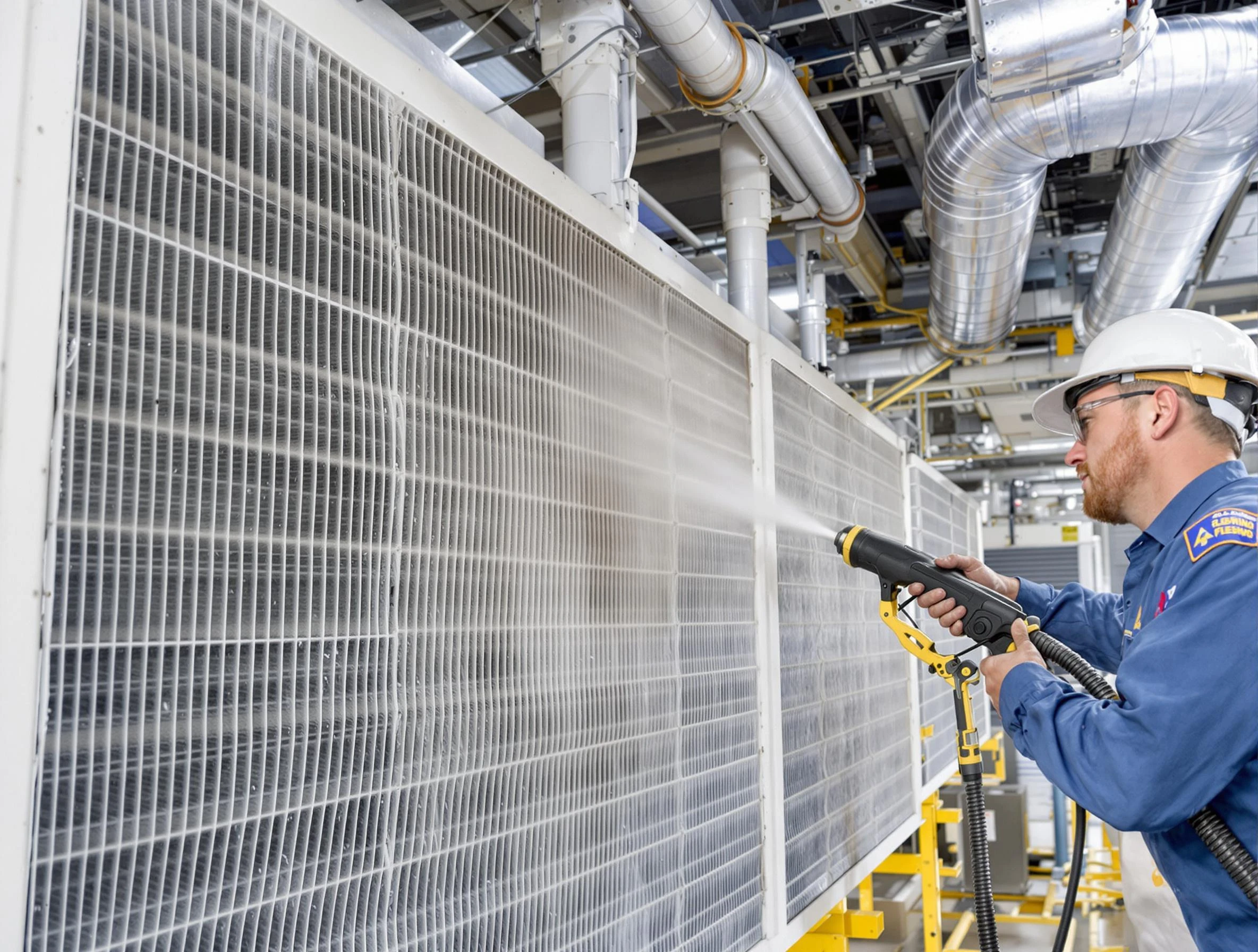 Professional commercial coil cleaning by Saugus Air Duct Cleaning in Saugus